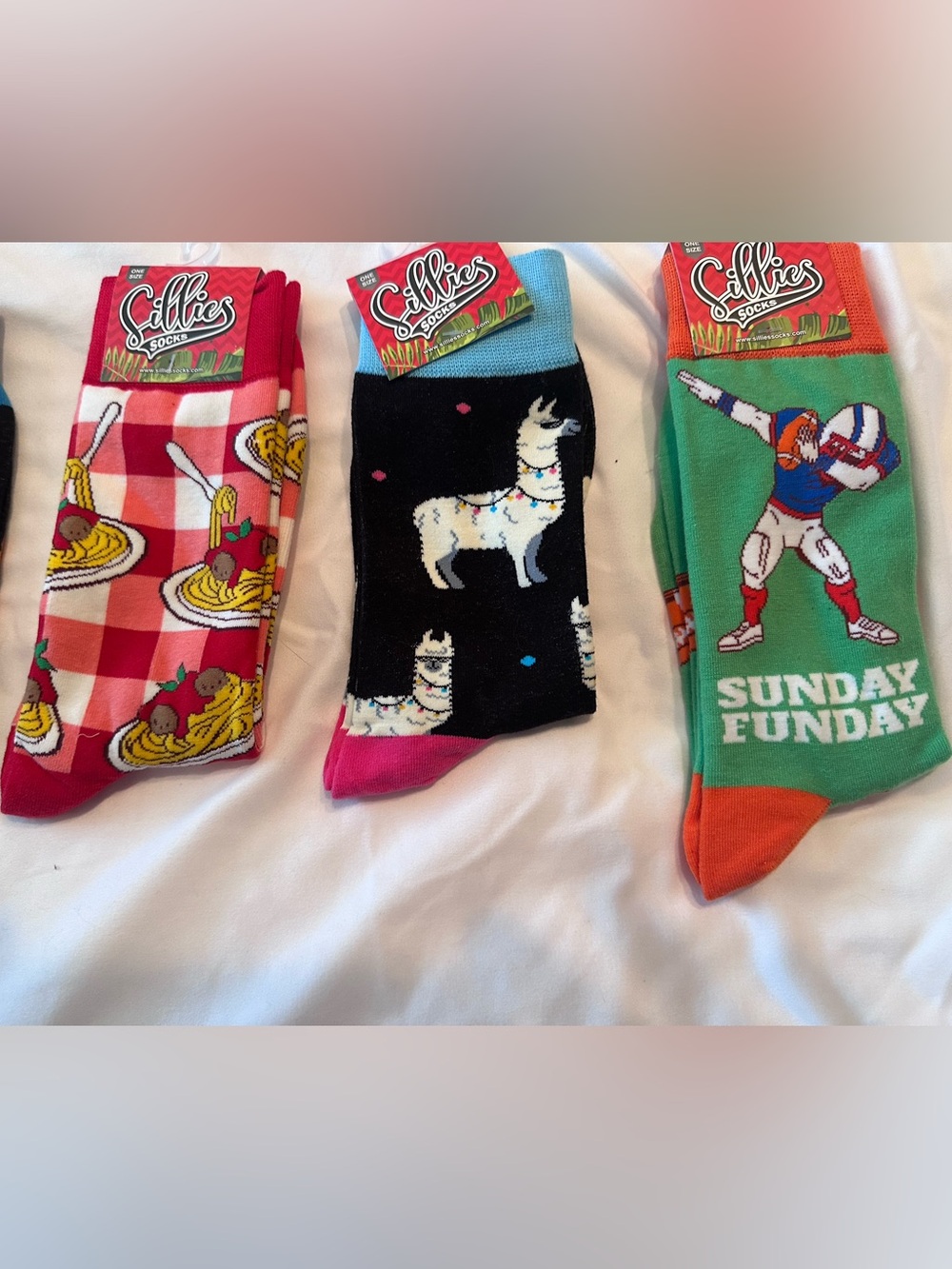 Sillies Socks NWT Novelty Crew Socks 6-Pair Bundle Set Alien Dino Pineapple - Picture 5 of 6